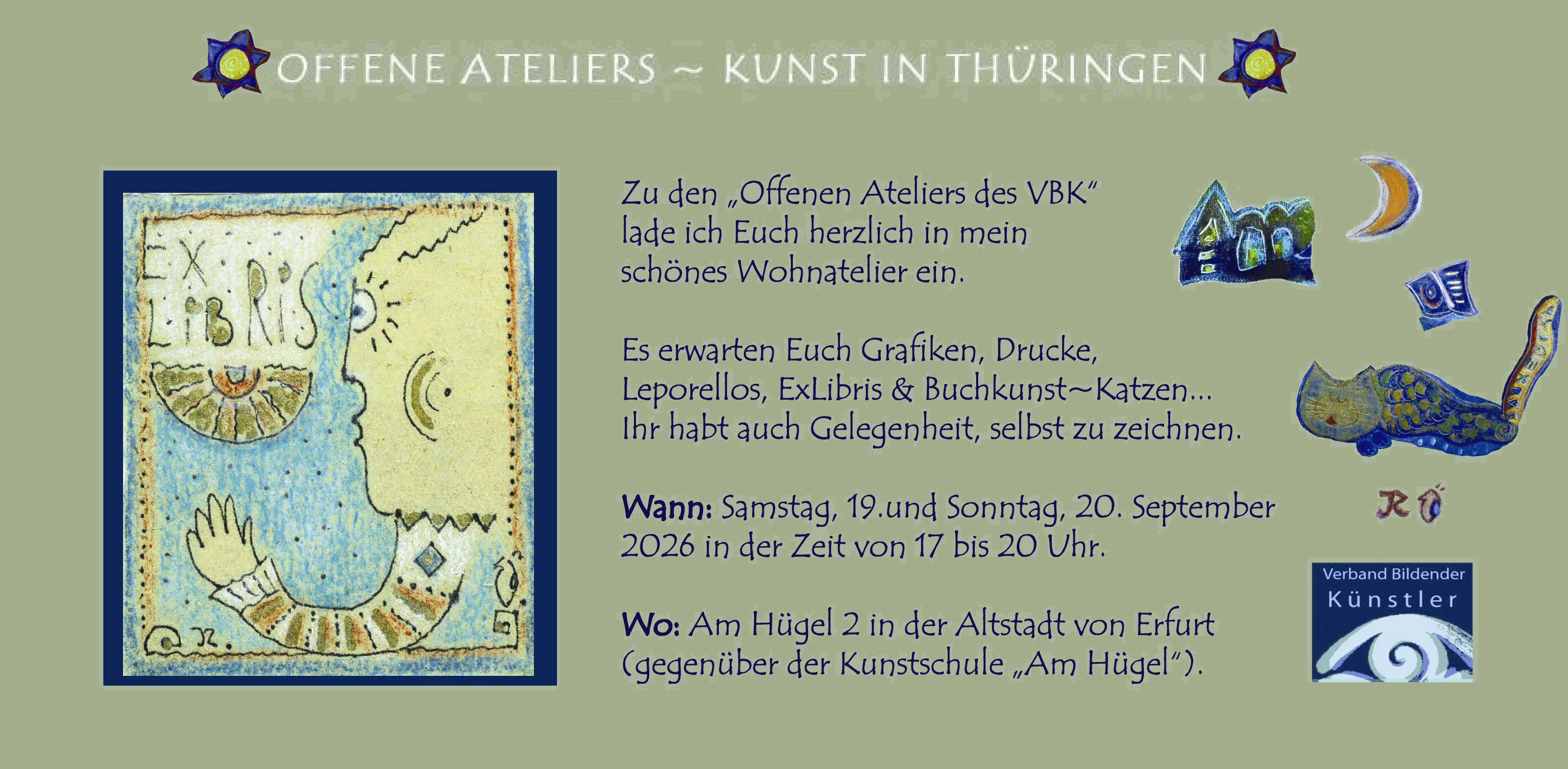 Offene Ateliers Jana Rabisch 19. und 20.09.2026